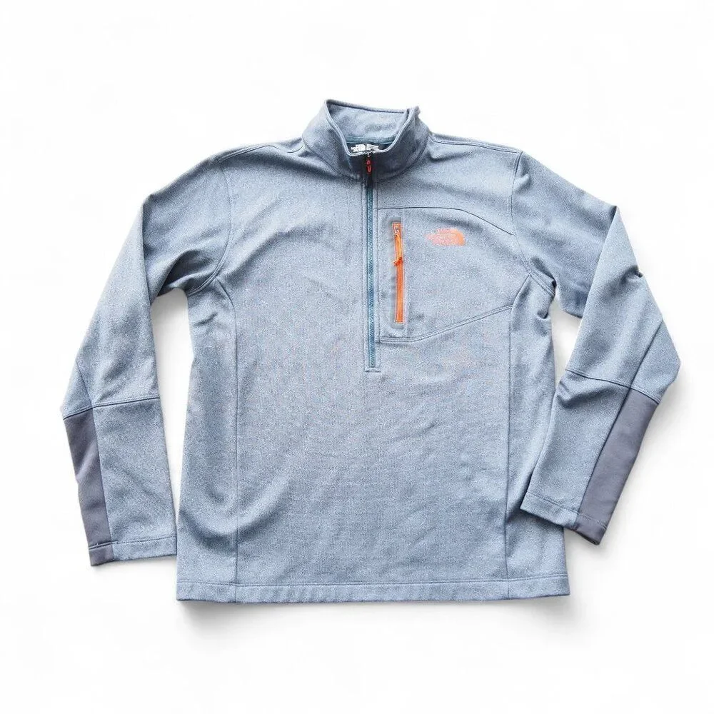 The North Face Canyonlands 1/2 Zip‎ Sweater Grey Men's Medium Outdoor Classic